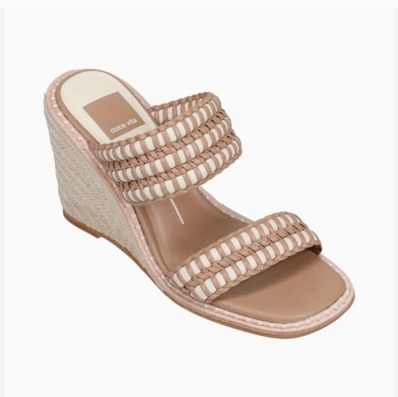 🔹️ Dolce Vita🔹️ Abigal Wedge Sandal size 8.5 NWOB ✨️🤍 - Picture 2 of 6